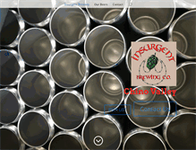 Tablet Screenshot of insurgentbrewingco.com